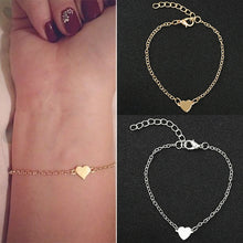 Load image into Gallery viewer, Minimalist Sexy Heart-shaped Love Heart Stainless Steel Bracelets &amp; Bangles Female Chain Link Bracelet for Women 2019 Women Gift