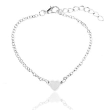 Load image into Gallery viewer, Minimalist Sexy Heart-shaped Love Heart Stainless Steel Bracelets &amp; Bangles Female Chain Link Bracelet for Women 2019 Women Gift